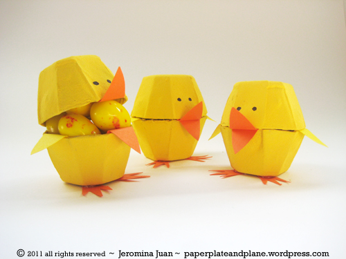 Egg-Carton Easter Crafts