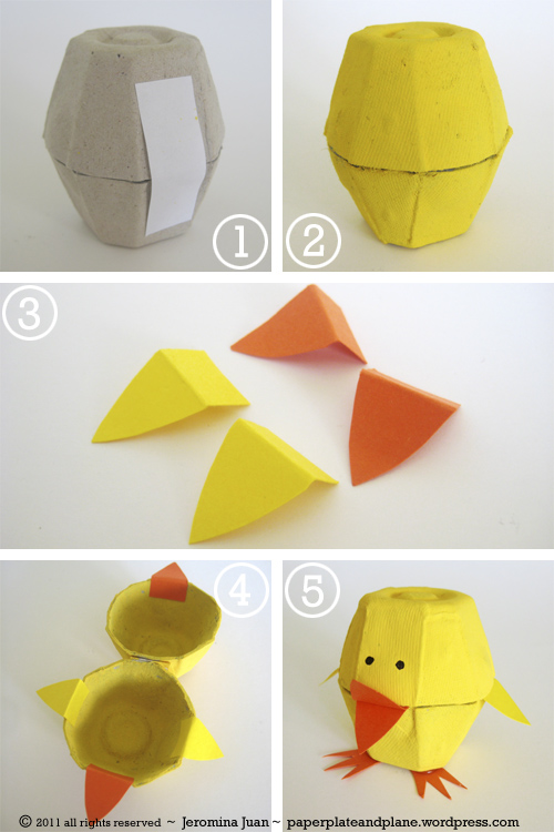 DIY Big Paper Easter Egg Box